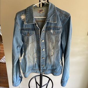 Distressed Denim Jacket